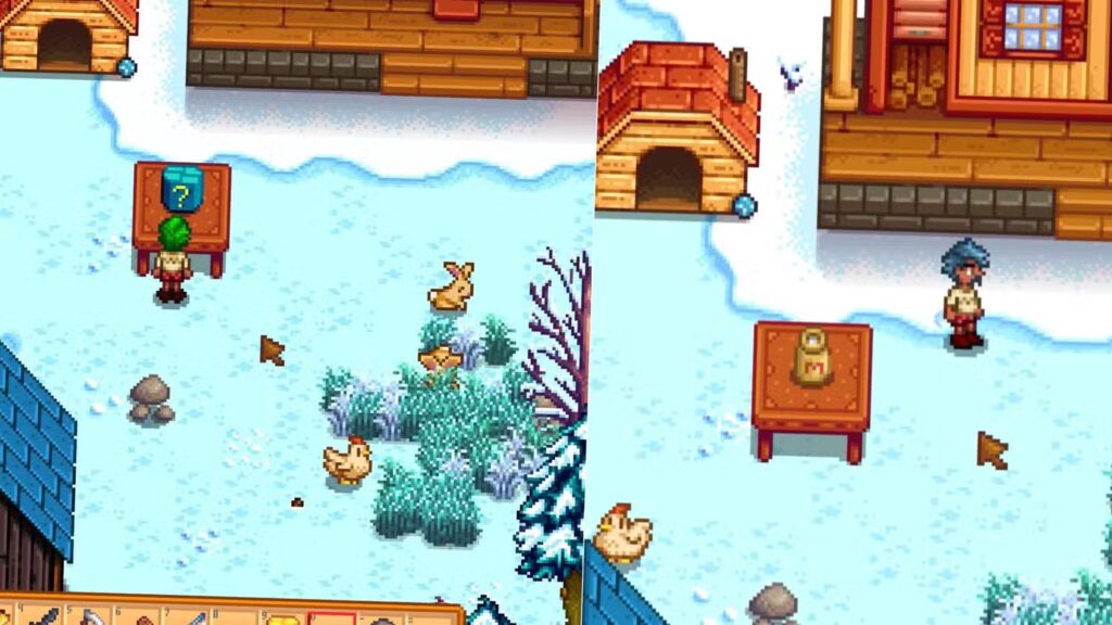 stardew valley how to get a gift from santa